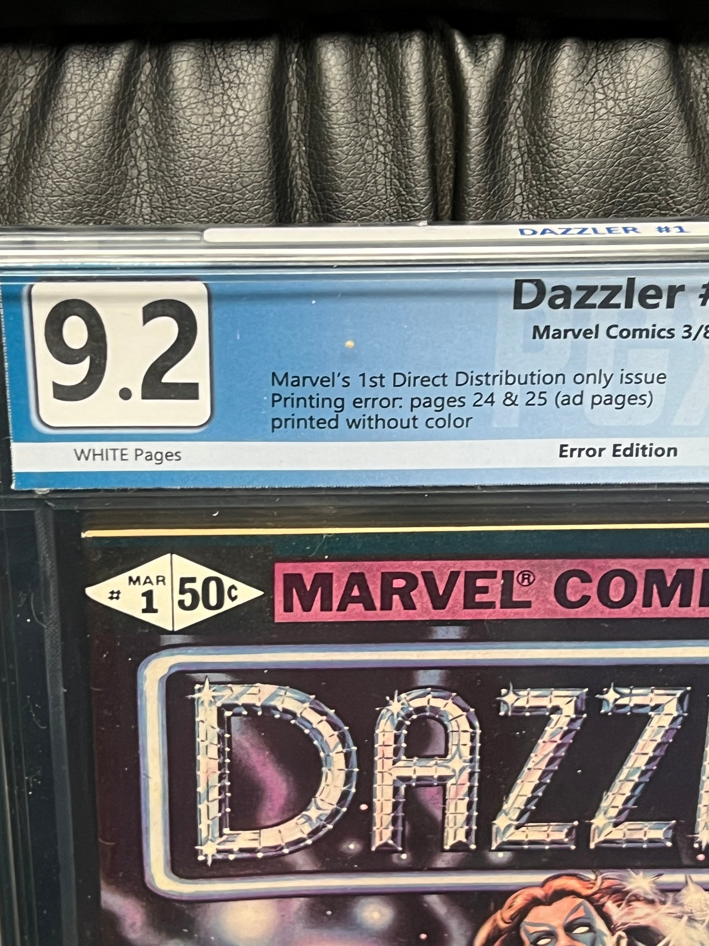 Dazzler #1 - 1981 - Printing Error