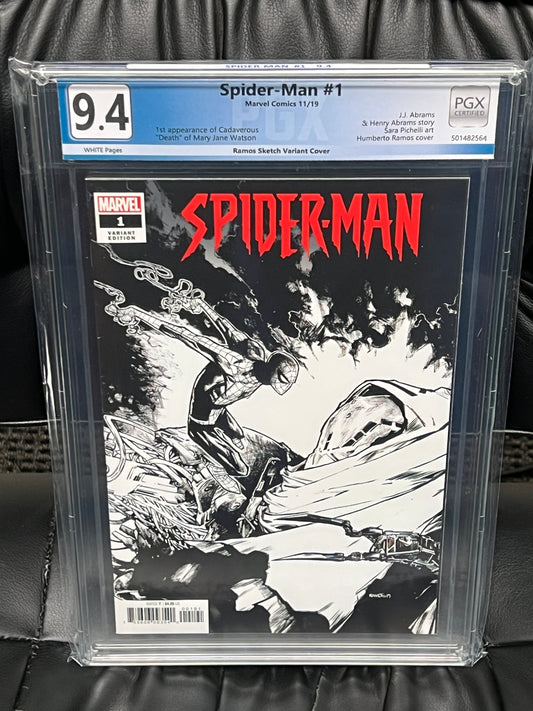 Spider-Man #1 (2019) - Ramos Sketch Variant - PGX 9.4