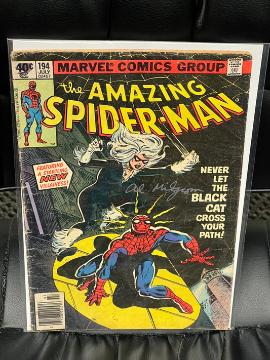 Amazing Spider-Man #194 - Signed by Al Milgrom