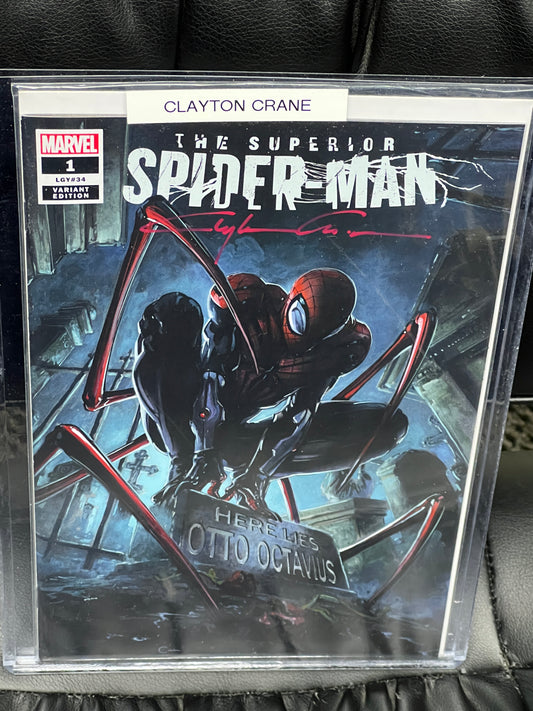 The Superior Spider-Man #1 - Crane Variant - Signed by Clayton Crane
