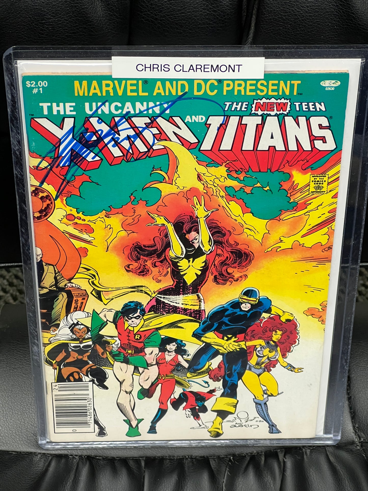 X-Men and The Teen Titans #1 - Signed by Chris Claremont