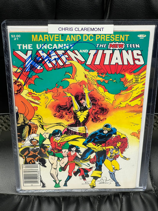 X-Men and The Teen Titans #1 - Signed by Chris Claremont