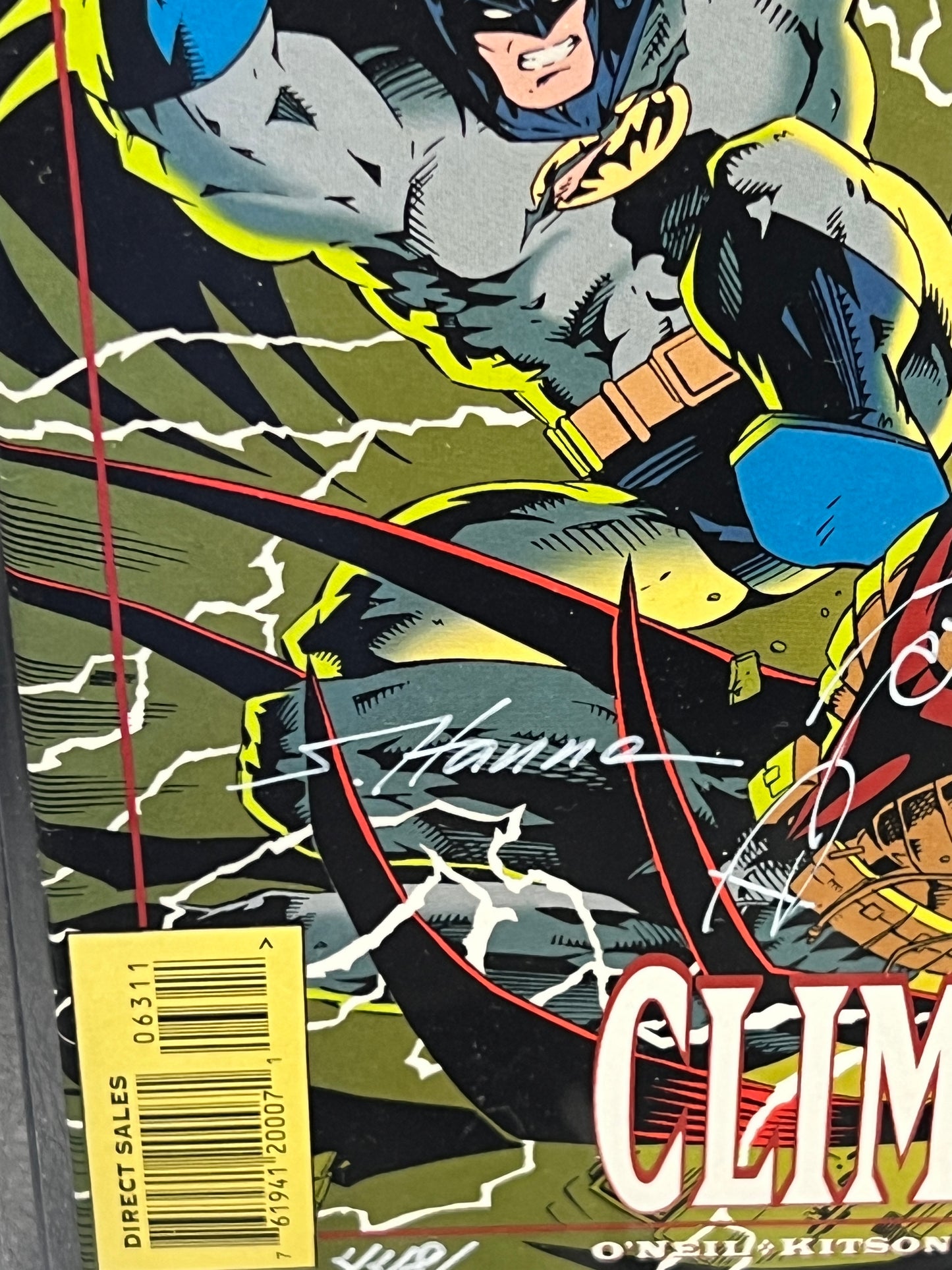 Legend of the Dark Knight #63 - Triple Signed - Hanna, Kitson and Oneal