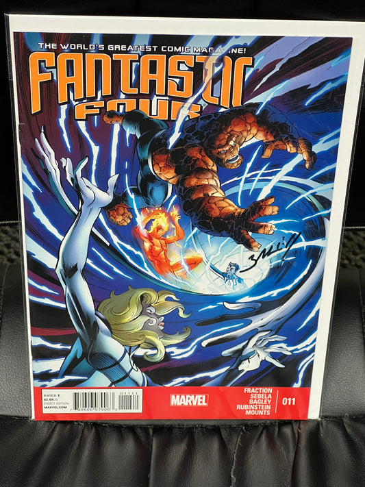 Fantastic Four #011 - Signed by Mark Bagley