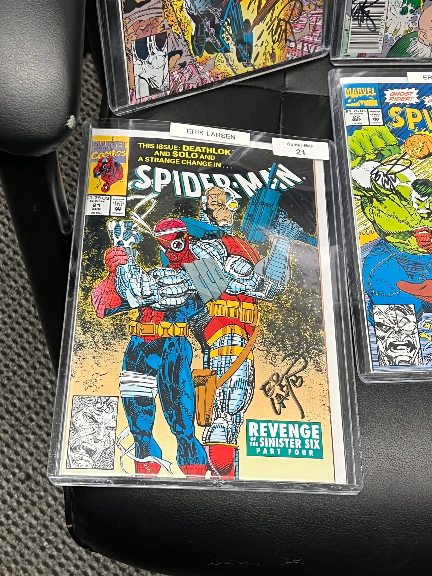 Spider-Man #'s 18-23 - Revenge of the Sinister Six - All Signed by Erik Larsen