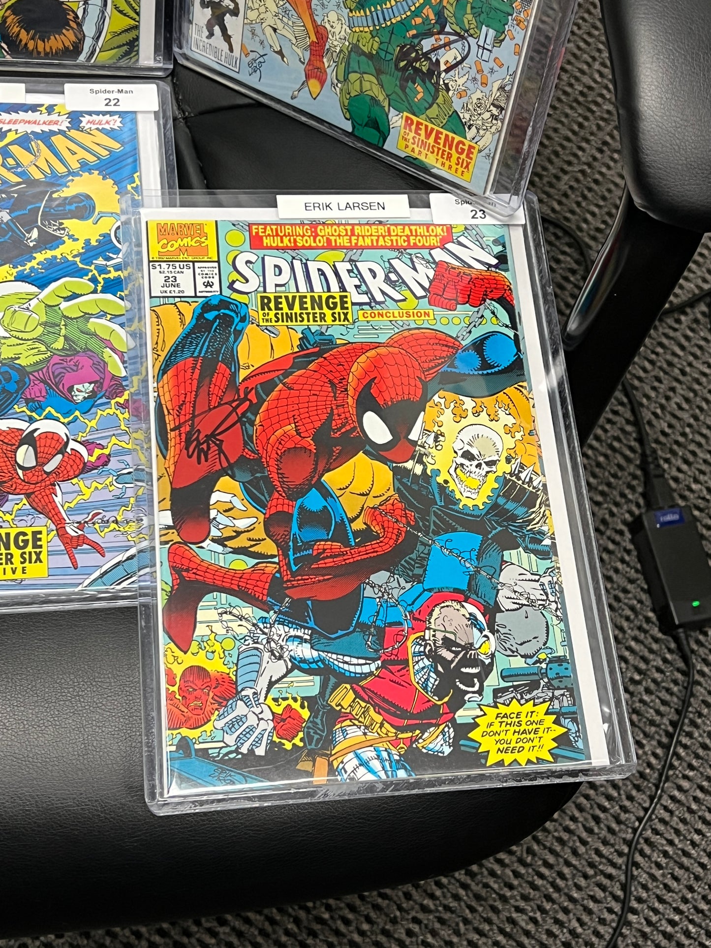 Spider-Man #'s 18-23 - Revenge of the Sinister Six - All Signed by Erik Larsen
