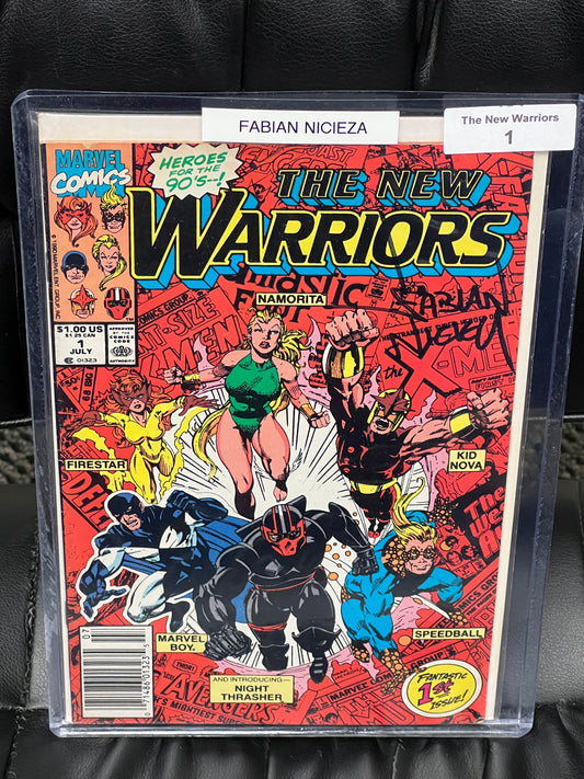 The New Warriors #1 - Signed by Fabian Nicieza