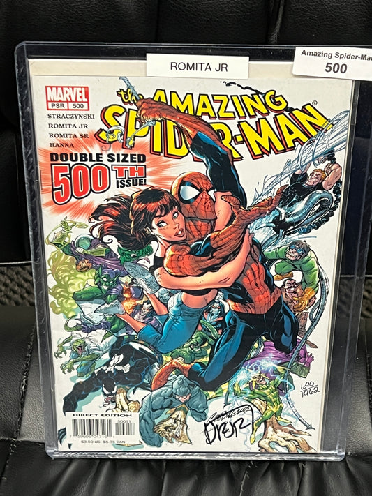 Amazing Spider-Man #500 - Signed by John Romita Jr.
