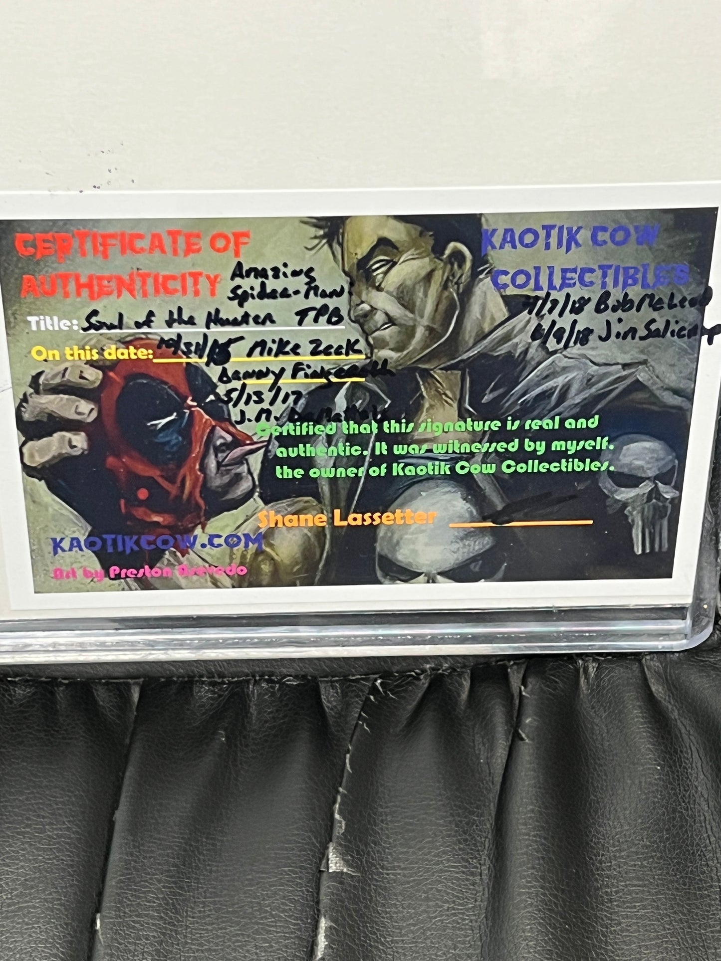 Amazing Spider-Man - Soul of the Hunter - Signed 5X