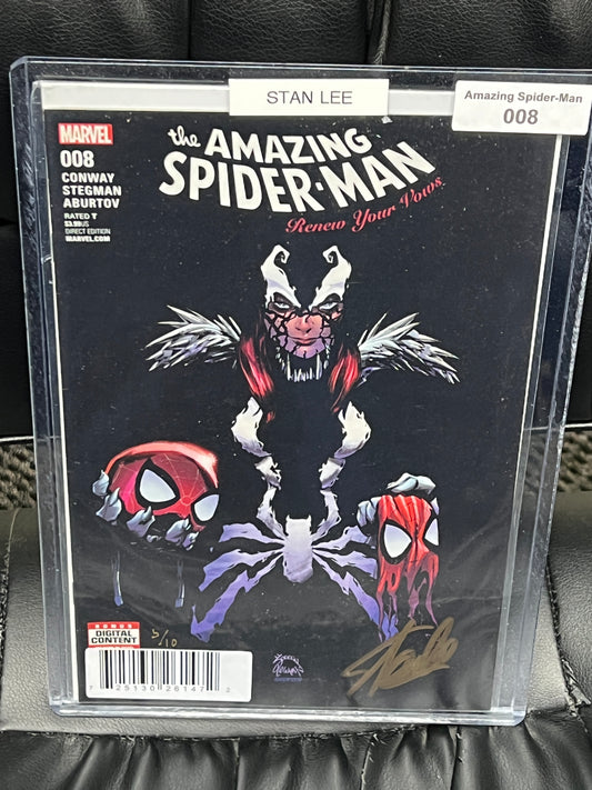 Amazing Spider-Man -Renew Your Vows #008 - Signed by Stan Lee (5/10)