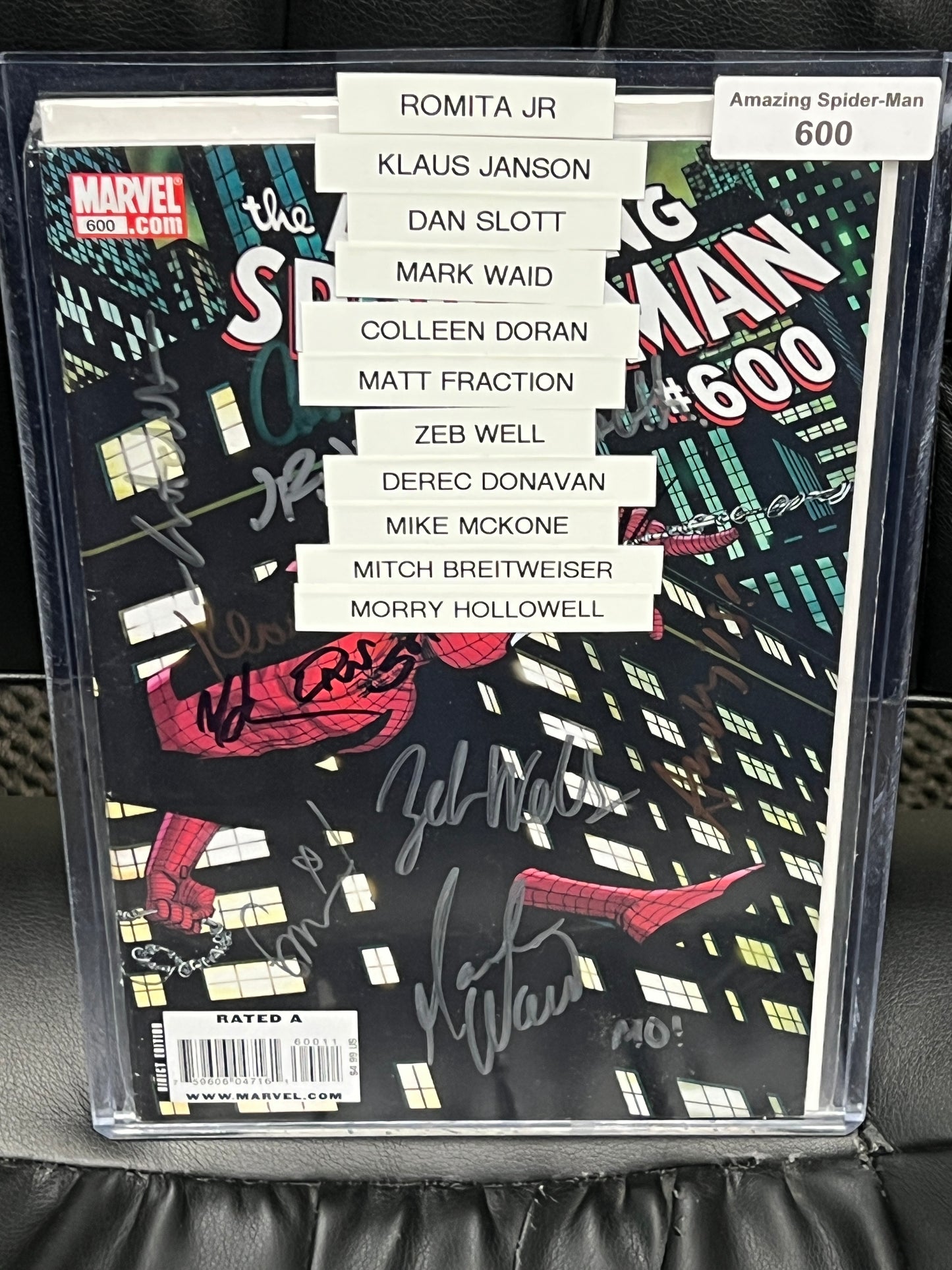 Amazing Spider-Man #600 - Signed 11X