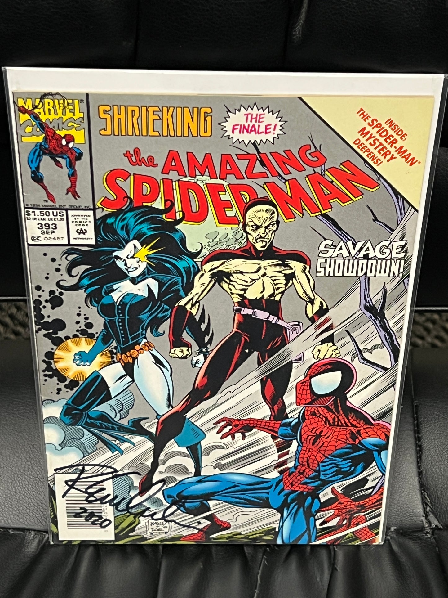 Amazing Spider-Man #393 - Signed by Randy Emberlin