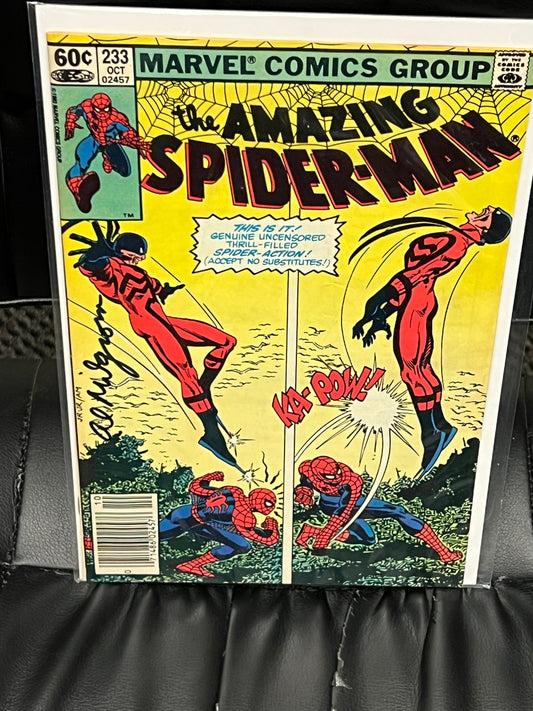 Amazing Spider-Man #233 - Signed by Al Milgrom