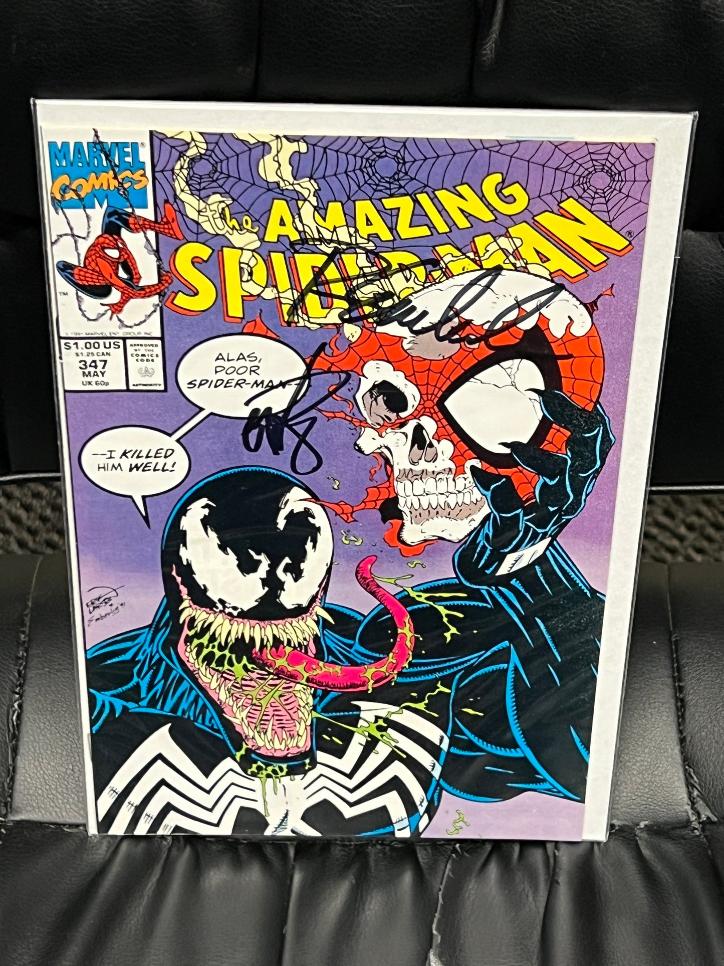 Amazing Spider-Man #347 - Signed by Erik Larsen and Randy Emberlin