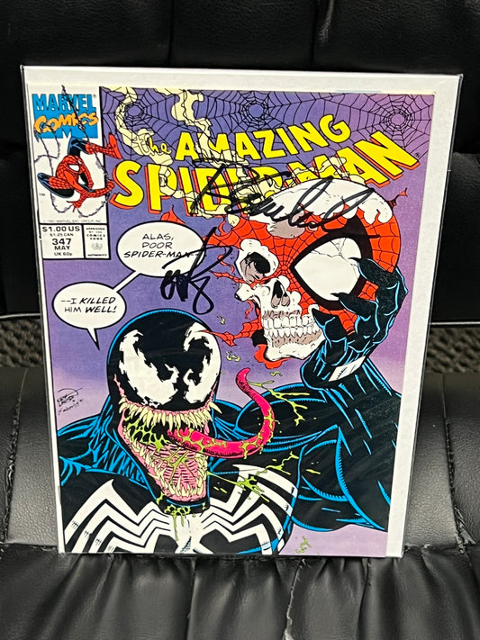 Amazing Spider-Man #347 - Signed by Erik Larsen and Randy Emberlin