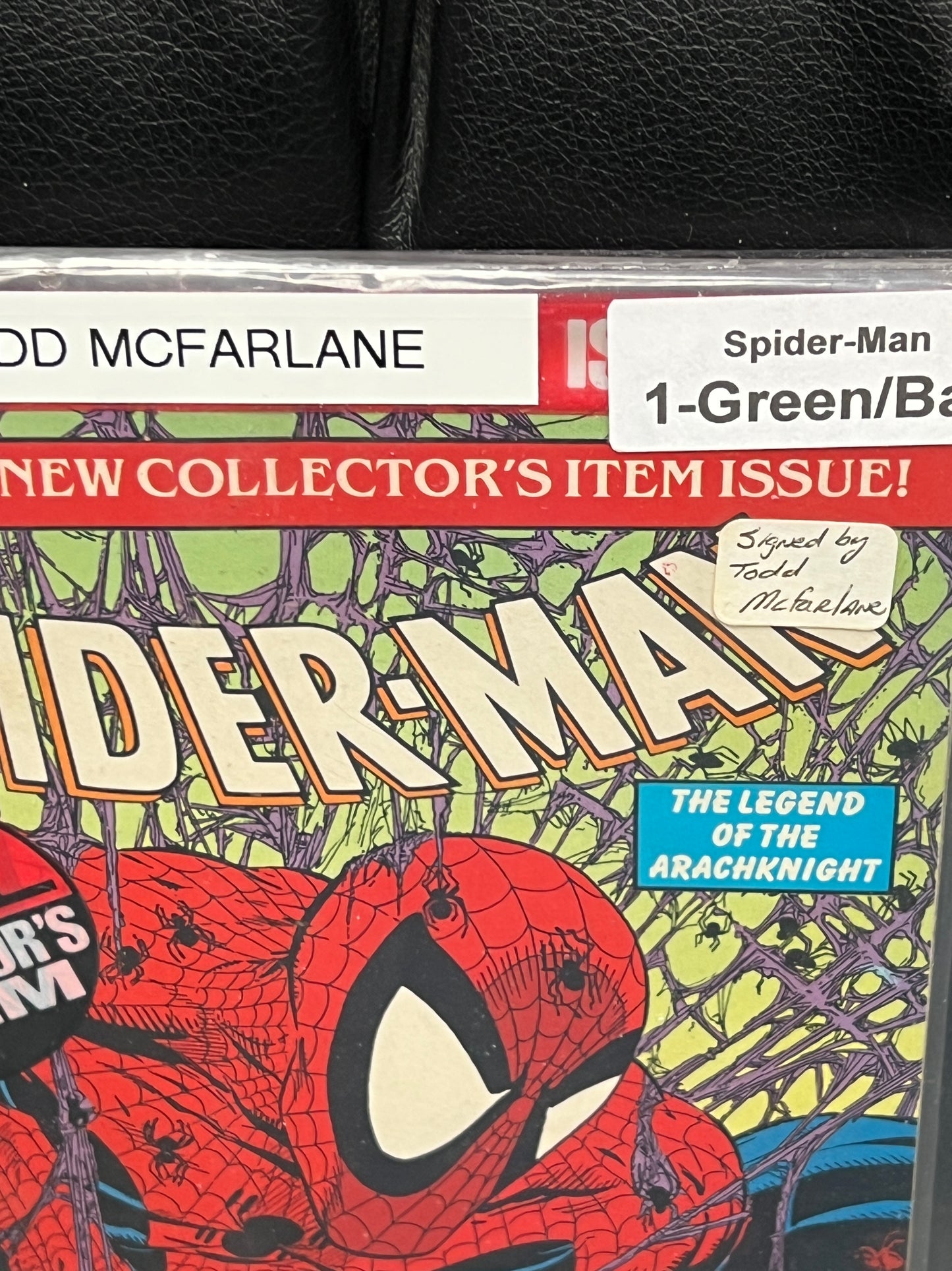 Spider-Man #1 - Signed by McFarlane- Green Polybagged Edition