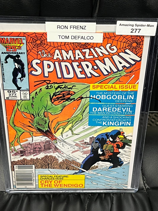 Amazing Spider-Man #277 - Signed by Ron Frenz and Tom Defalco