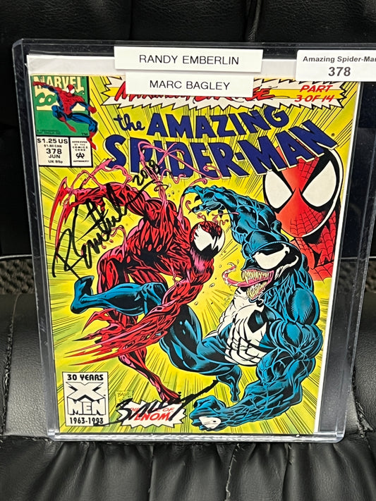 Amazing Spider-Man #378 - Signed by Mark Bagley and Randy Emberlin