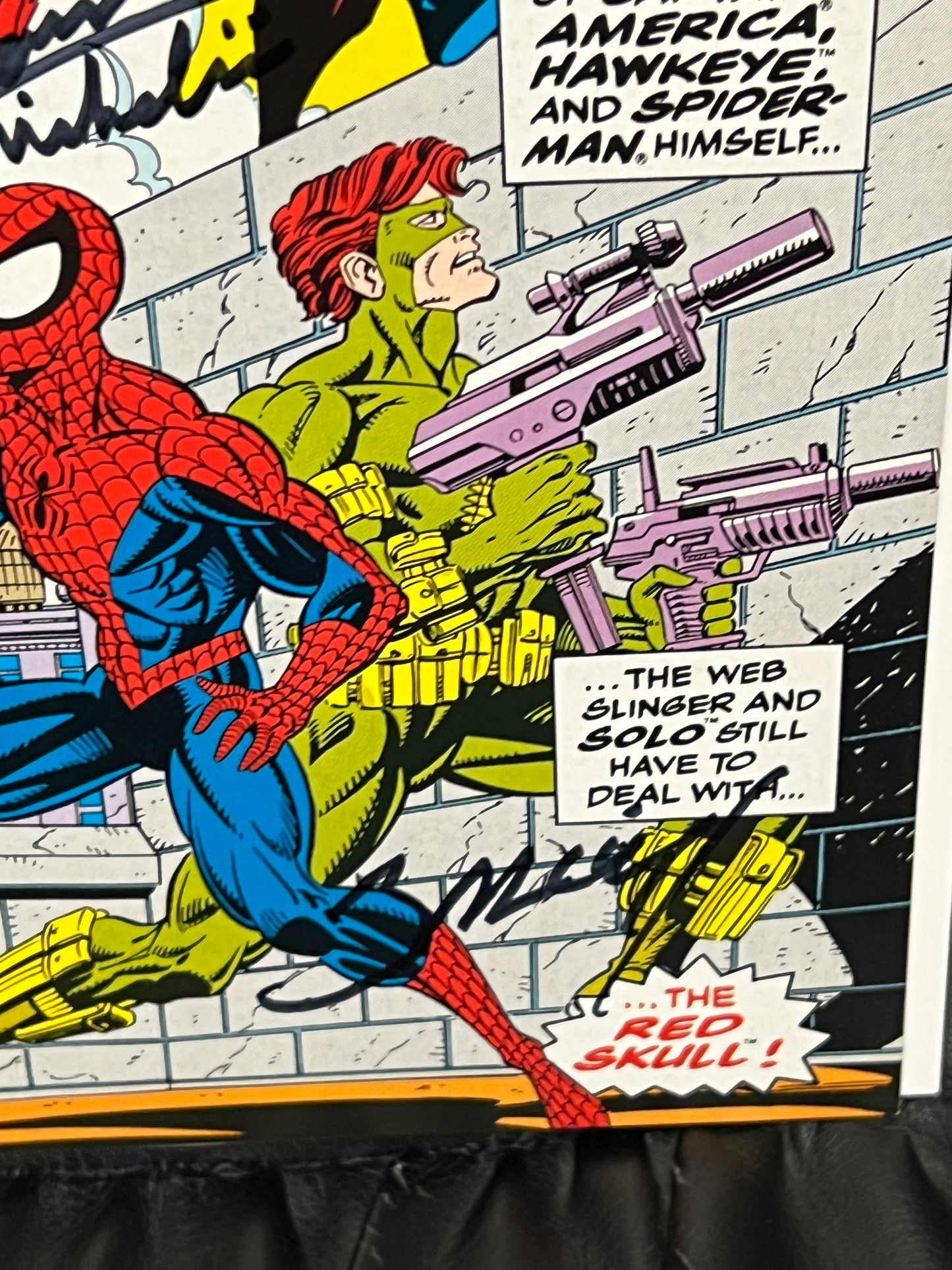 Amazing Spider-Man #367 - Signed by Bagley, Emberlin and Michelinie