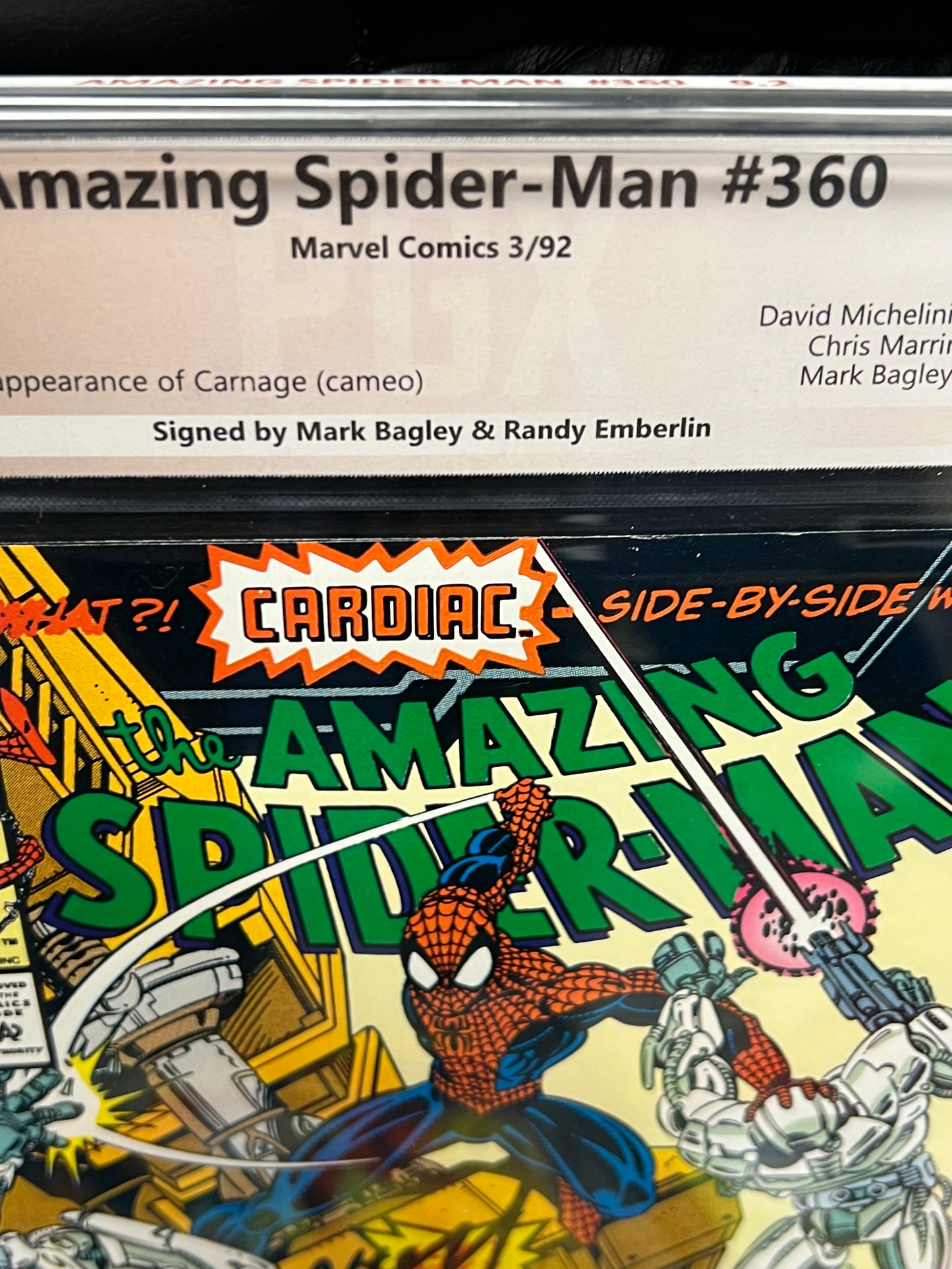 Amazing Spider-Man #'s 360-363 - CARNAGE!!!! - All Signed and Graded