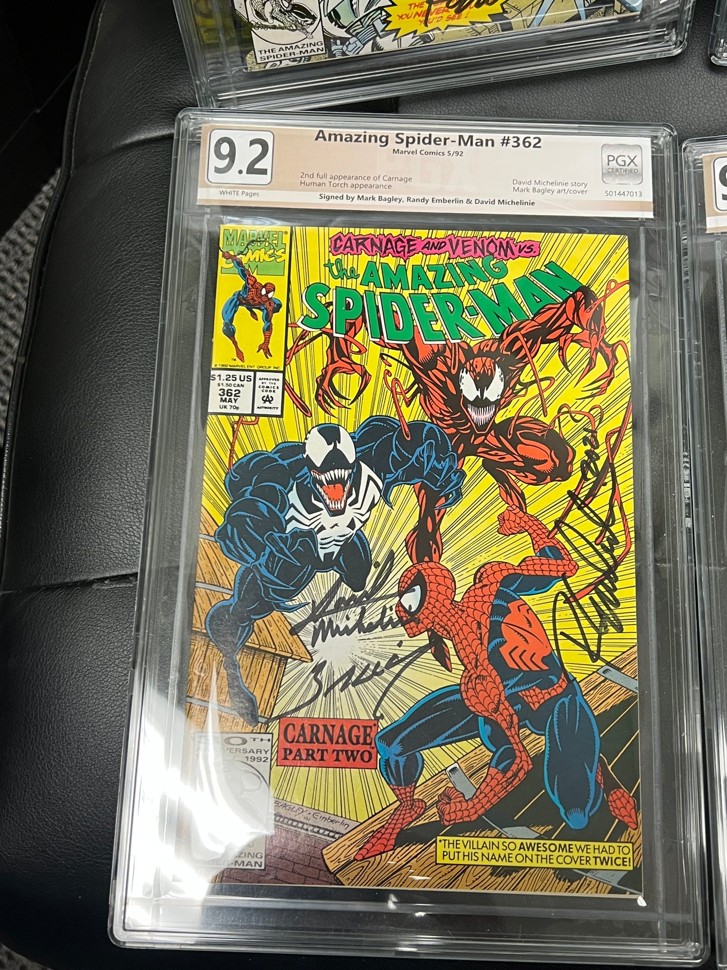 Amazing Spider-Man #'s 360-363 - CARNAGE!!!! - All Signed and Graded
