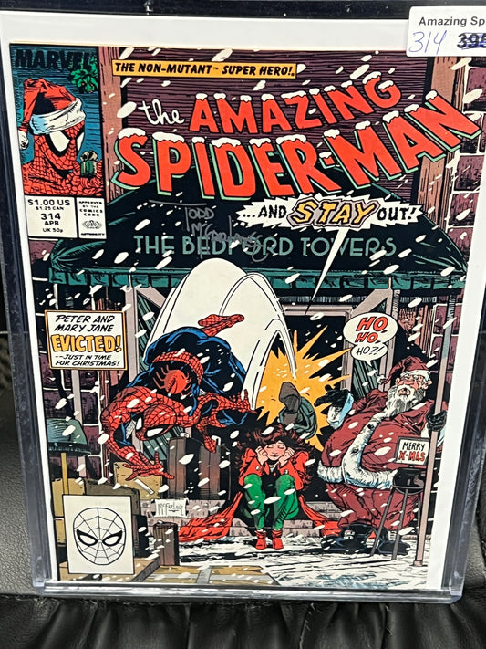 Amazing Spider-Man #314 - Signed by Todd McFarlane