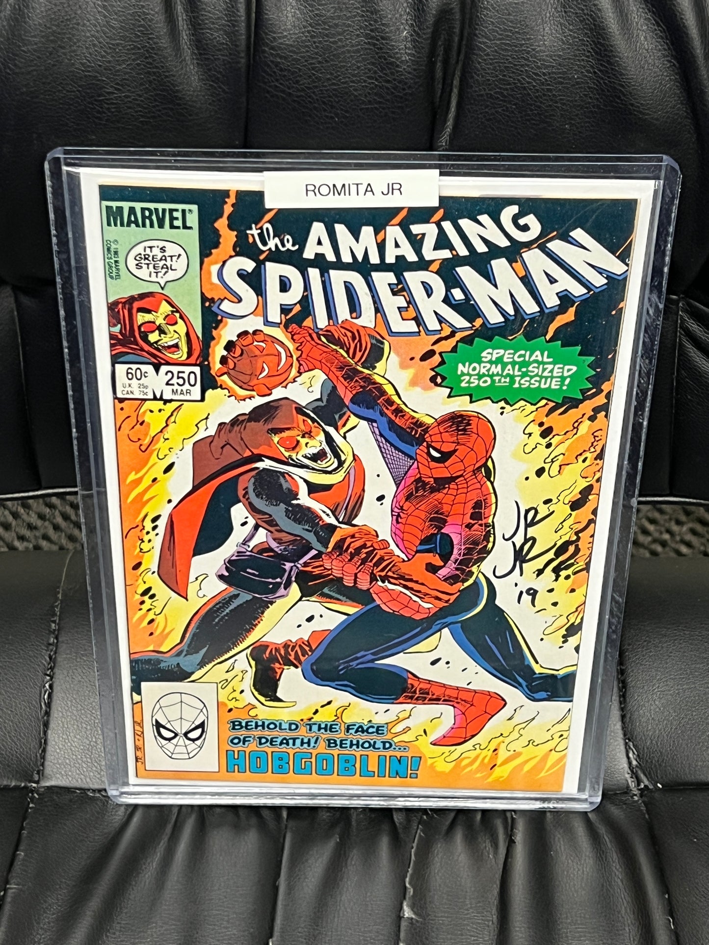 Amazing Spider-Man #250 - Signed by John Romita Jr.