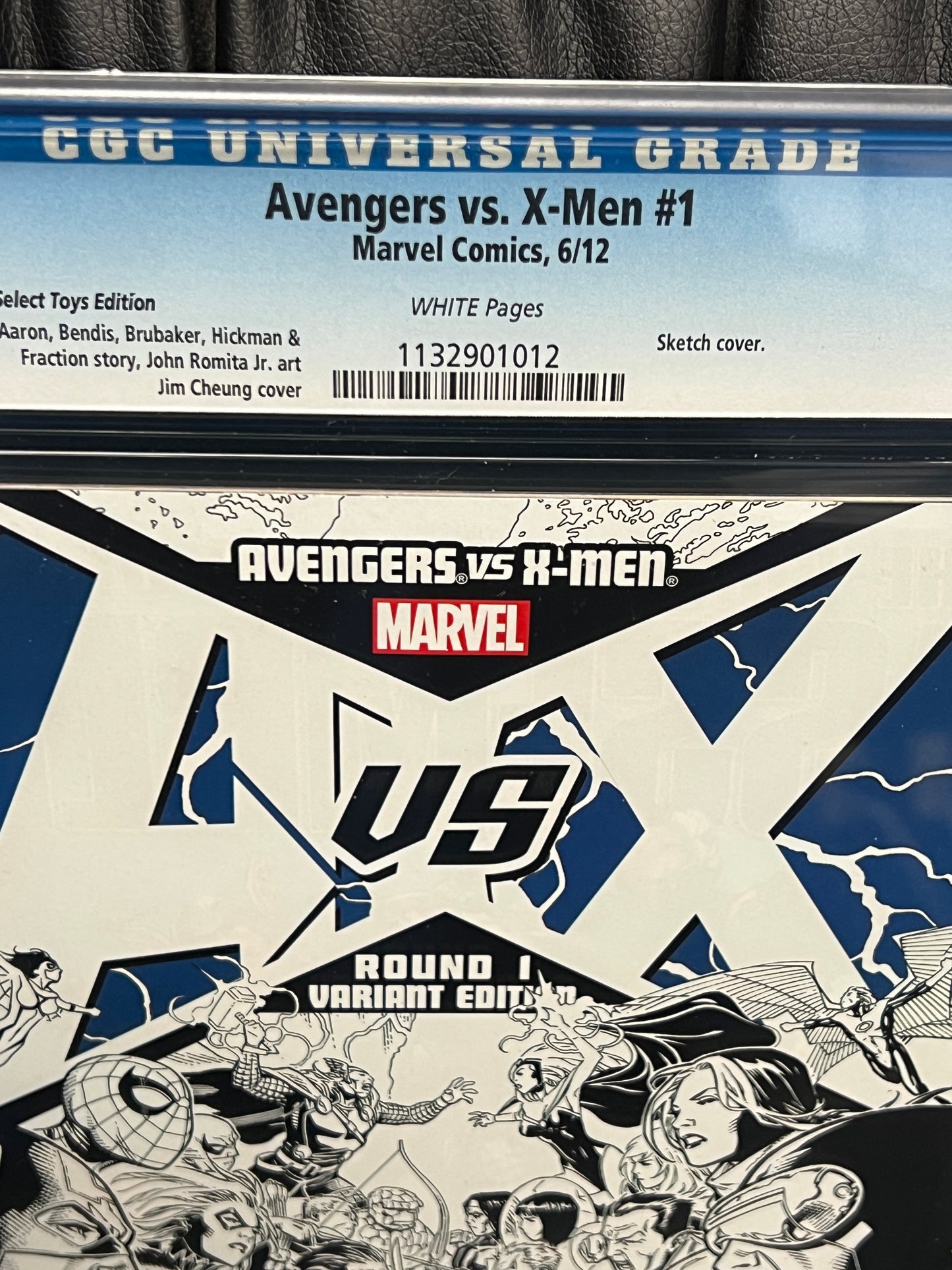 Avengers vs X-Men #1 - CGC 9.8 - Sketch Cover