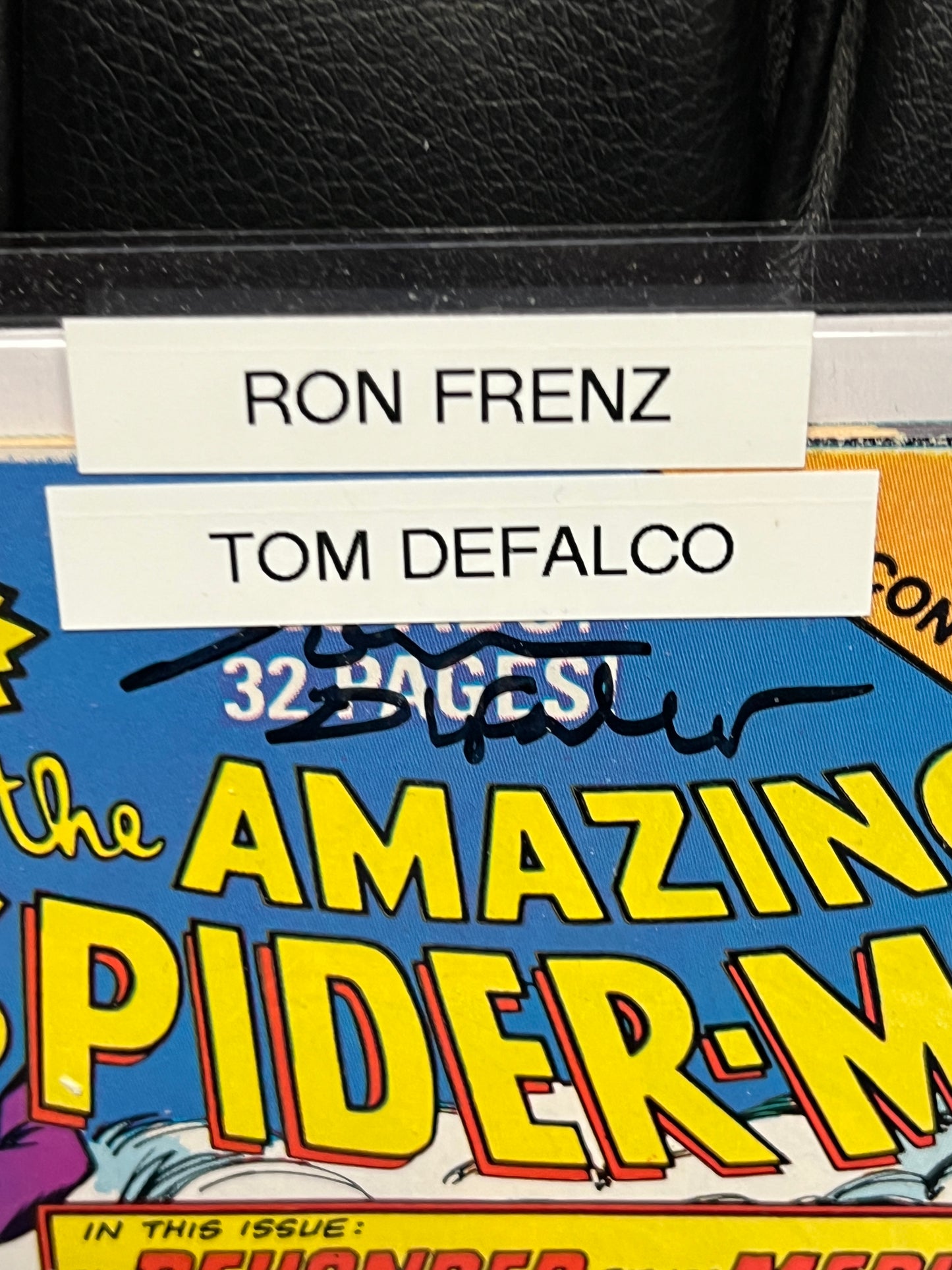 Amazing Spider-Man #274 - Signed by Frenz and Defalco