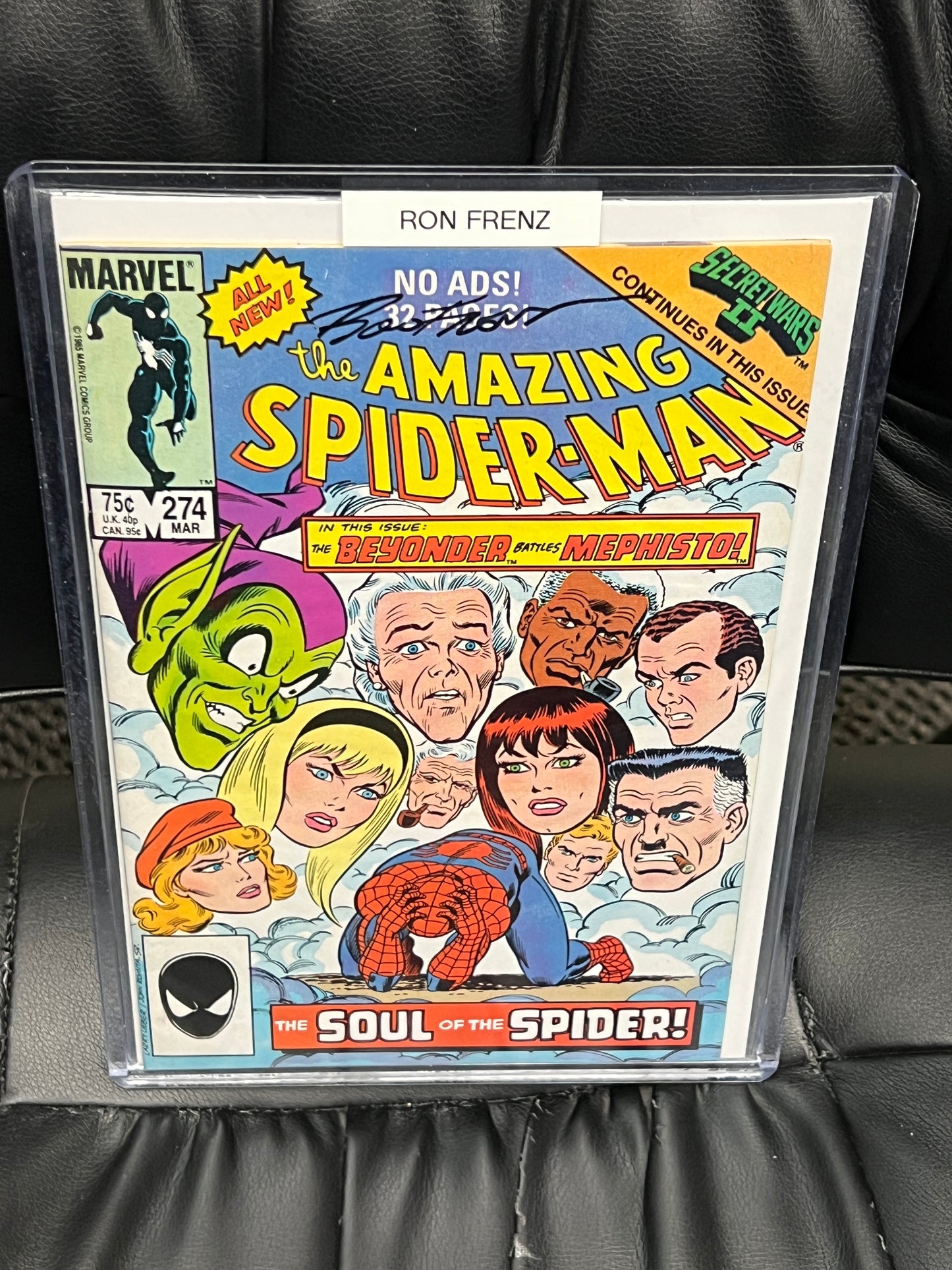 Amazing Spider-Man #274 - Signed by Ron Frenz