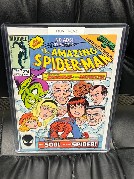 Amazing Spider-Man #274 - Signed by Ron Frenz