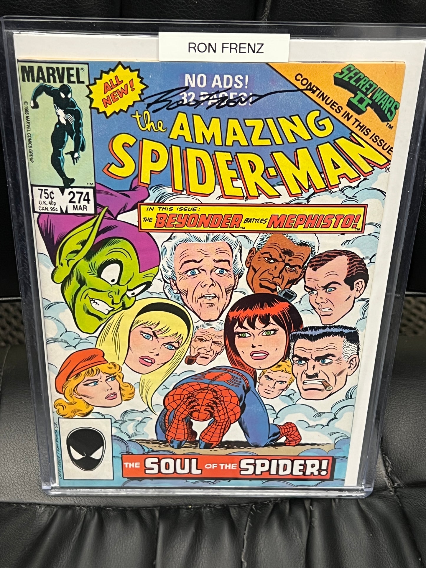 Amazing Spider-Man #274 - Signed by Ron Frenz