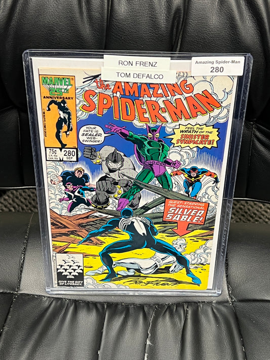 Amazing Spider-Man #280 - Signed by Frenz and DeFalco