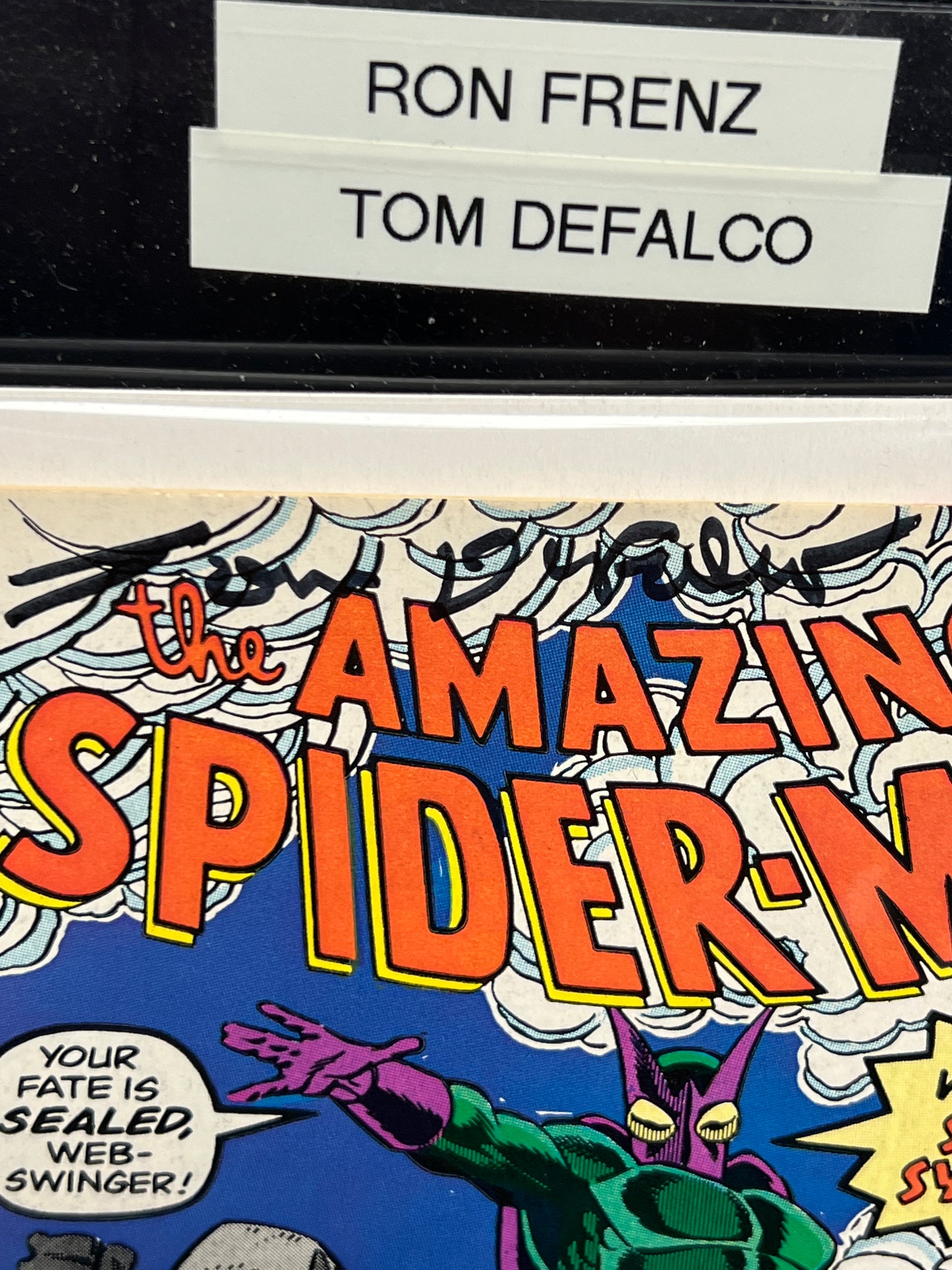 Amazing Spider-Man #280 - Signed by Frenz and DeFalco
