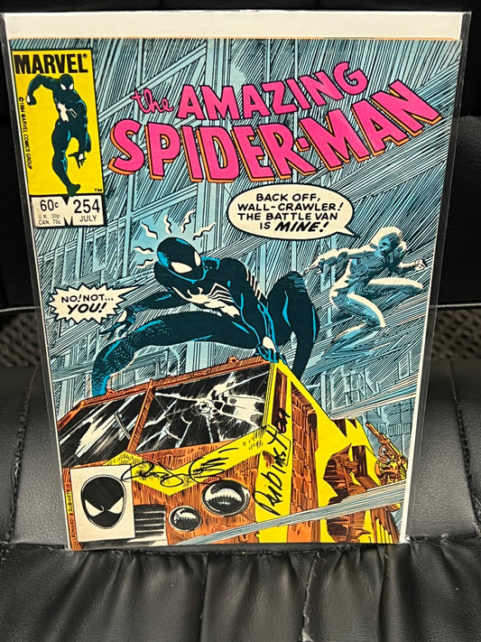 Amazing Spider-Man #254 - Signed by Rubinstein and Leonardi