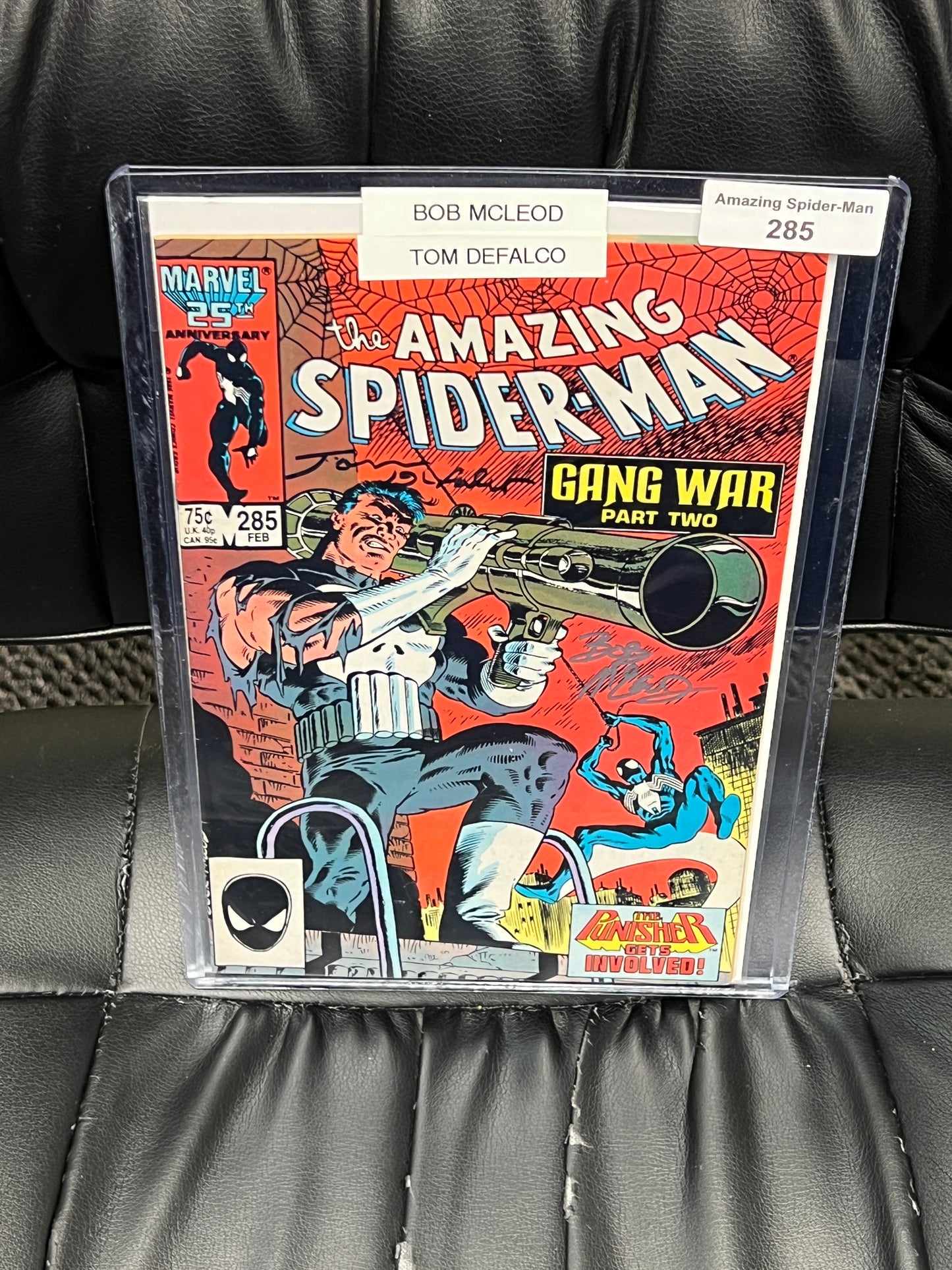 Amazing Spider-Man #285 - Signed by McCleod and DeFalco