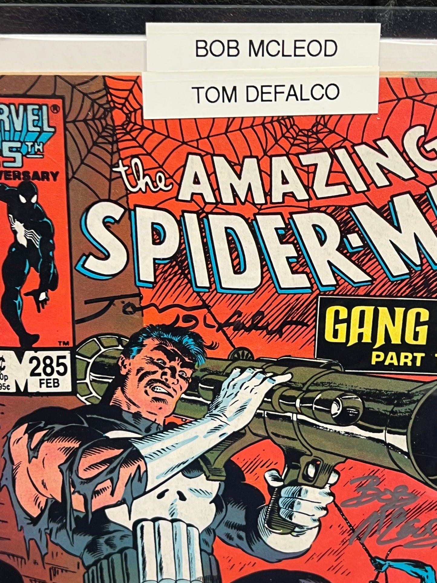 Amazing Spider-Man #285 - Signed by McCleod and DeFalco