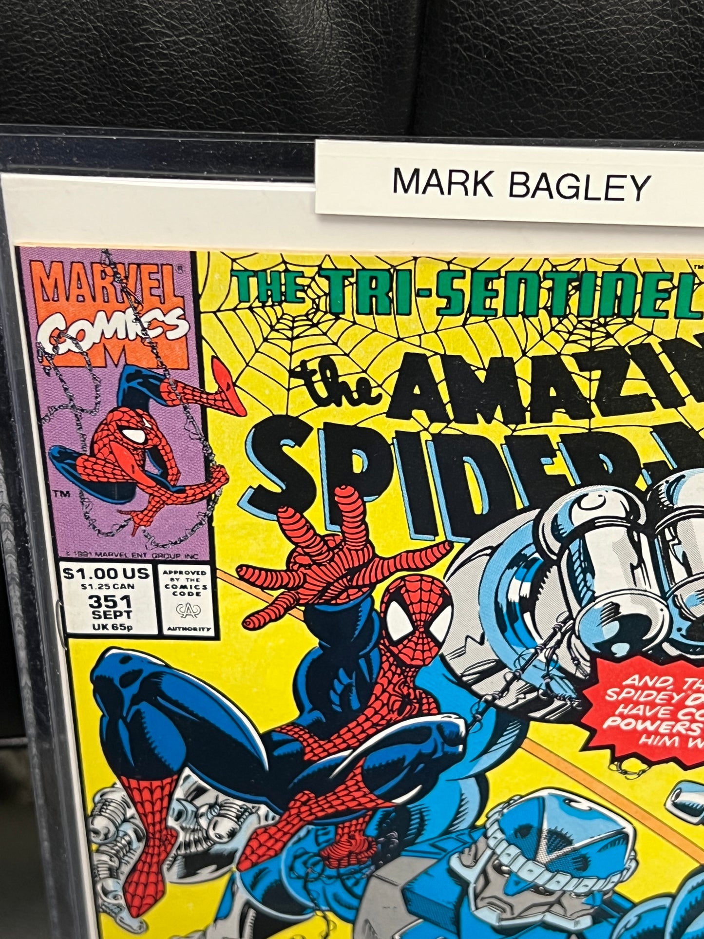 Amazing Spider-Man #351 - Signed by Mark Bagley