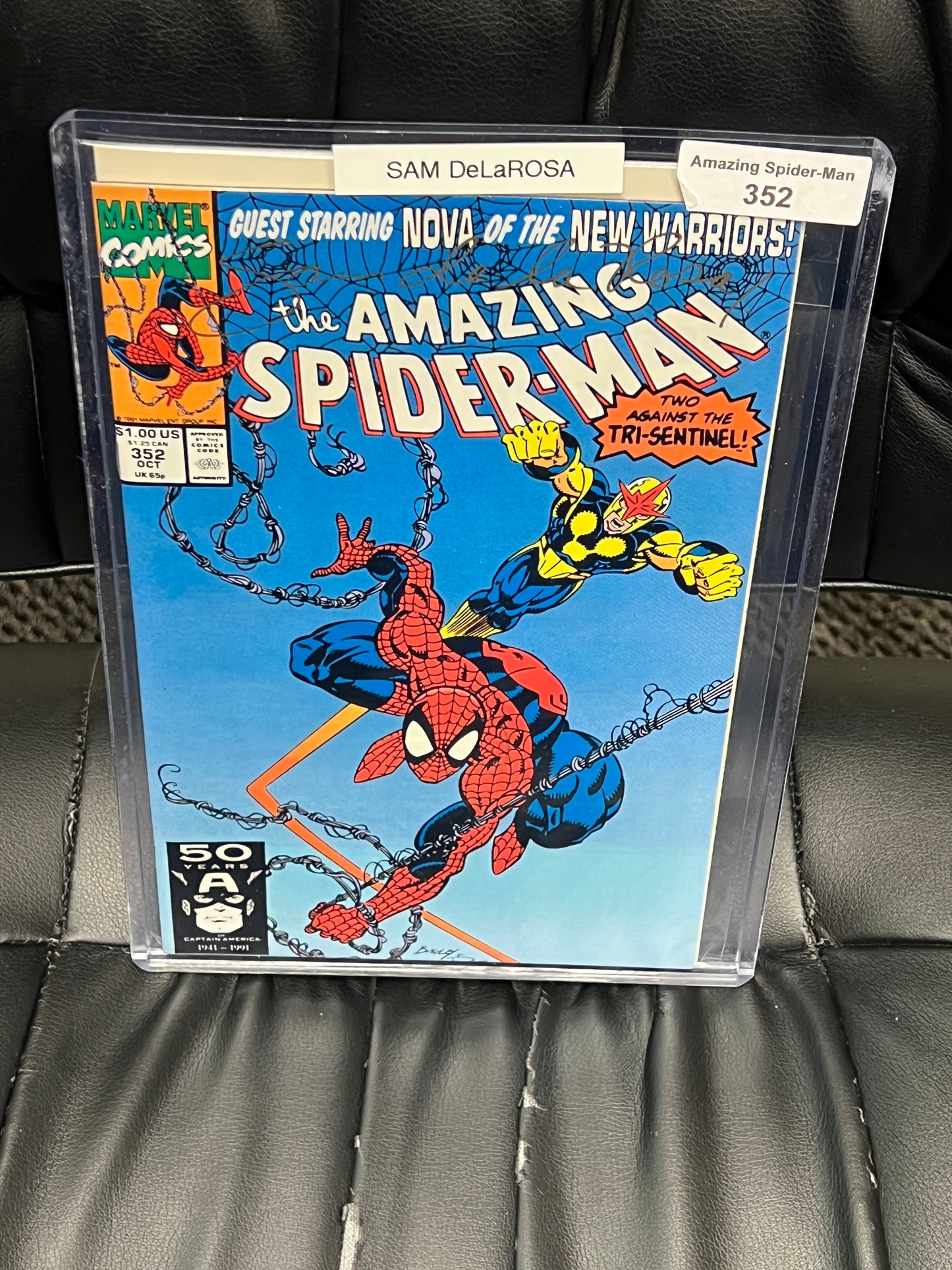 Amazing Spider-Man #352 - Signed by Sam DeLaRosa