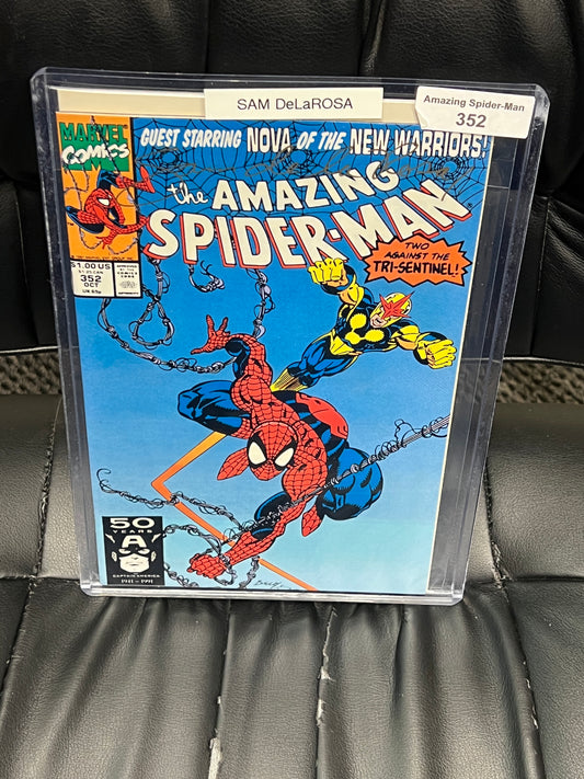 Amazing Spider-Man #352 - Signed by Sam DeLaRosa