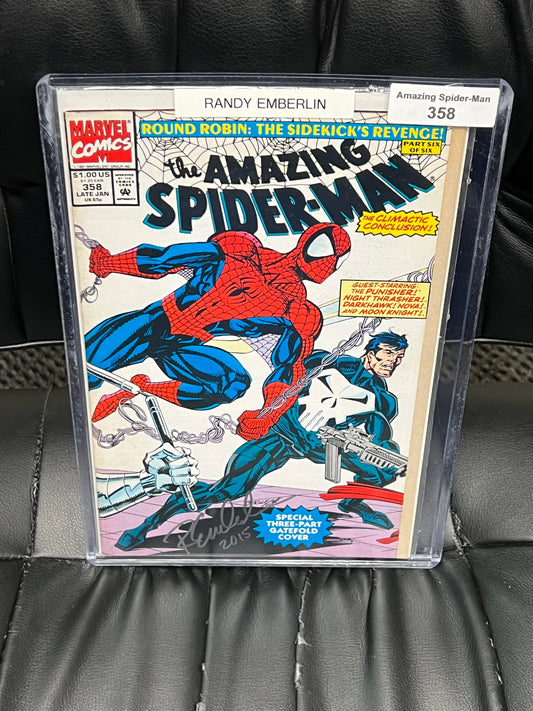 Amazing Spider-Man #358 - Signed by Randy Emberlin