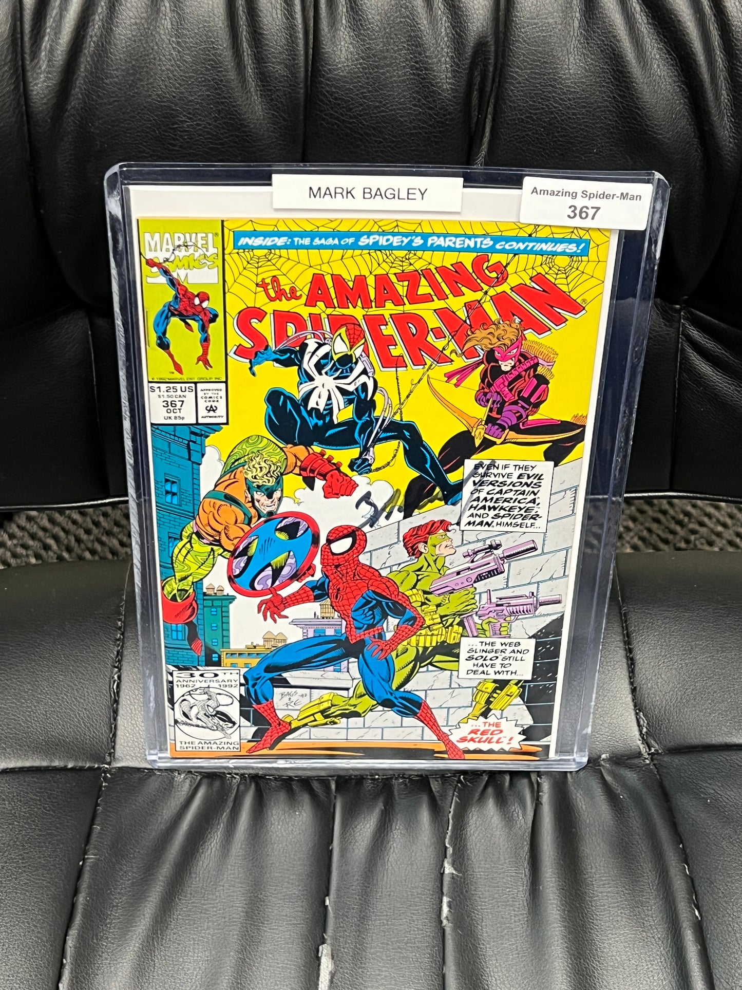 Amazing Spider-Man #367 - Signed by Mark Bagley