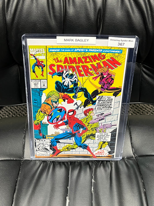 Amazing Spider-Man #367 - Signed by Mark Bagley