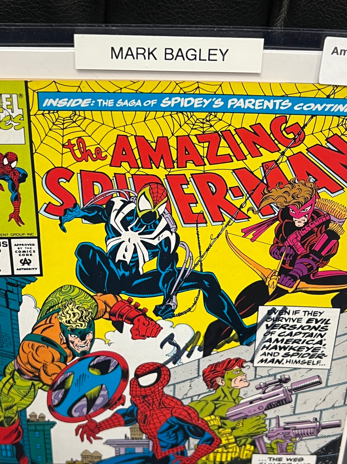 Amazing Spider-Man #367 - Signed by Mark Bagley