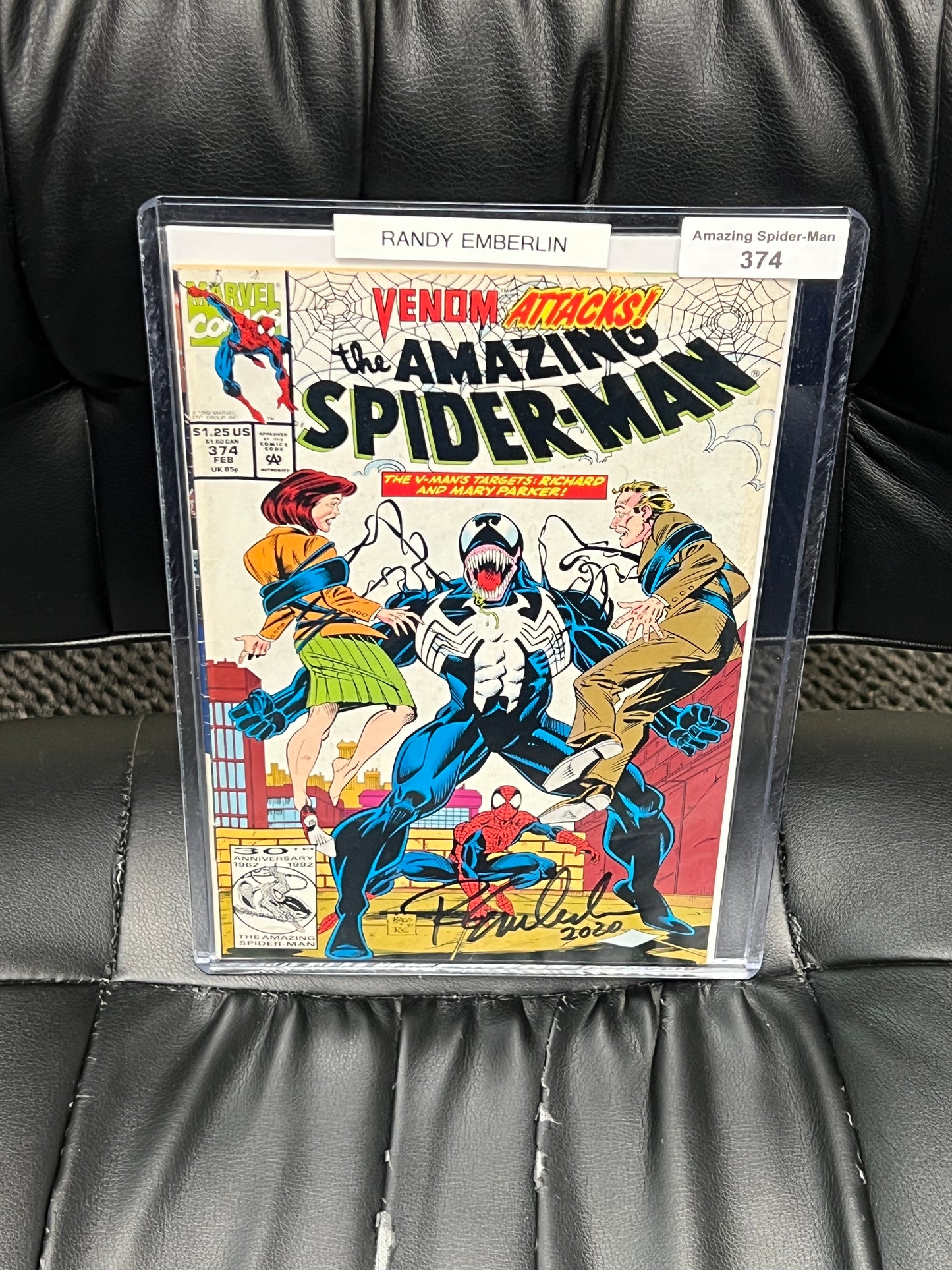 Amazing Spider-Man #374 - Signed by Randy Emberlin