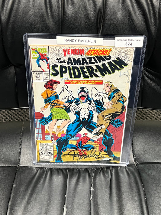 Amazing Spider-Man #374 - Signed by Randy Emberlin