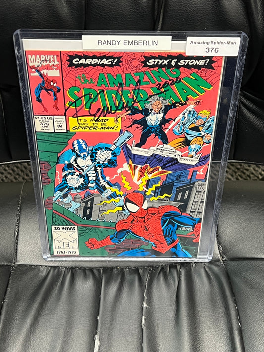 Amazing Spider-Man #376 - Signed by Randy Emberlin