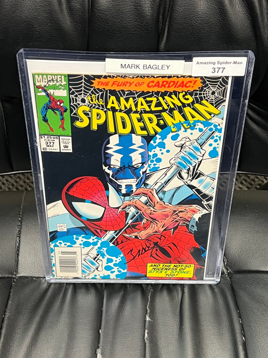 Amazing Spider-Man #377 - Signed by Mark Bagley