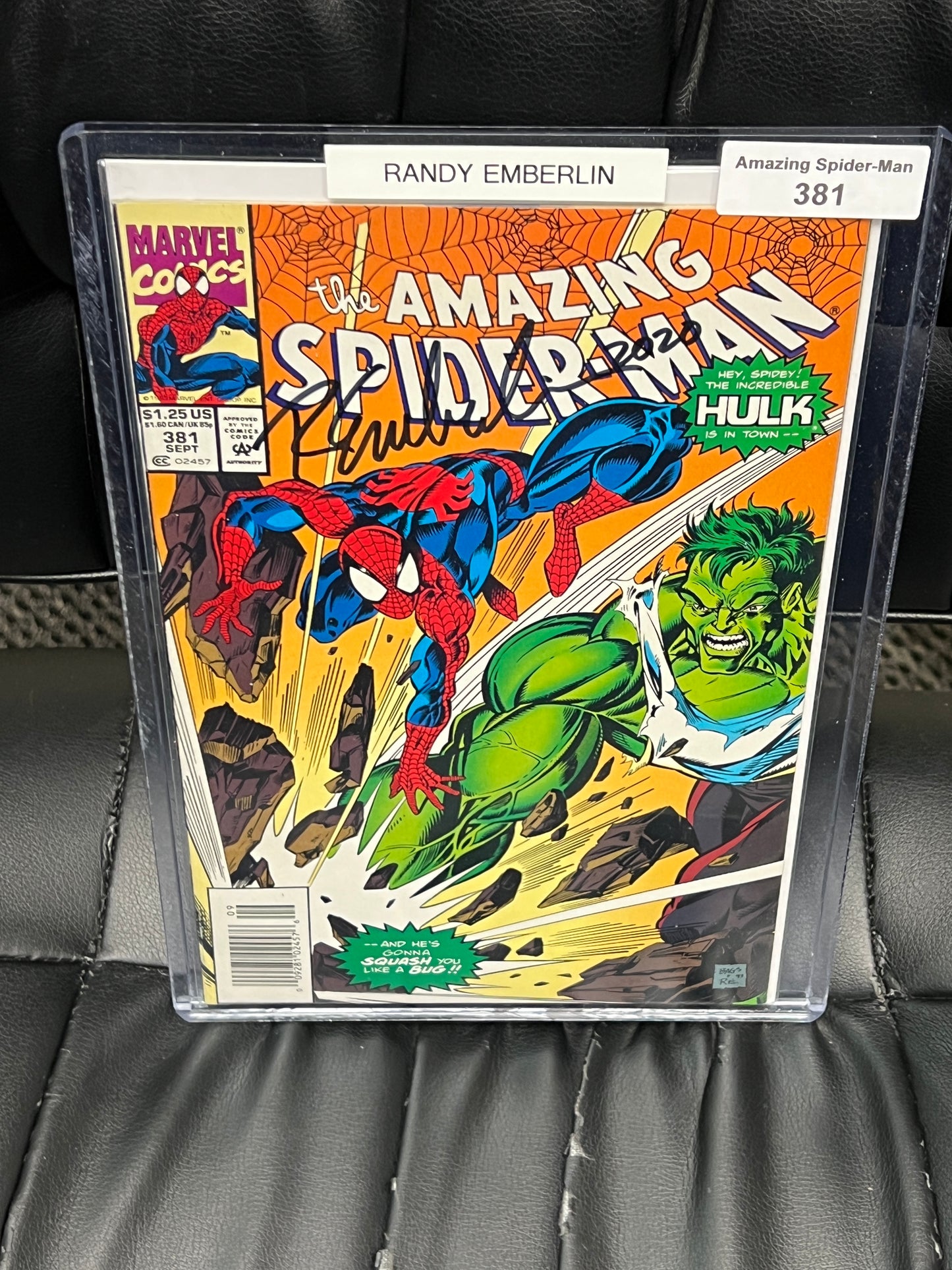 Amazing Spider-Man #378 - Signed by Randy Emberlin