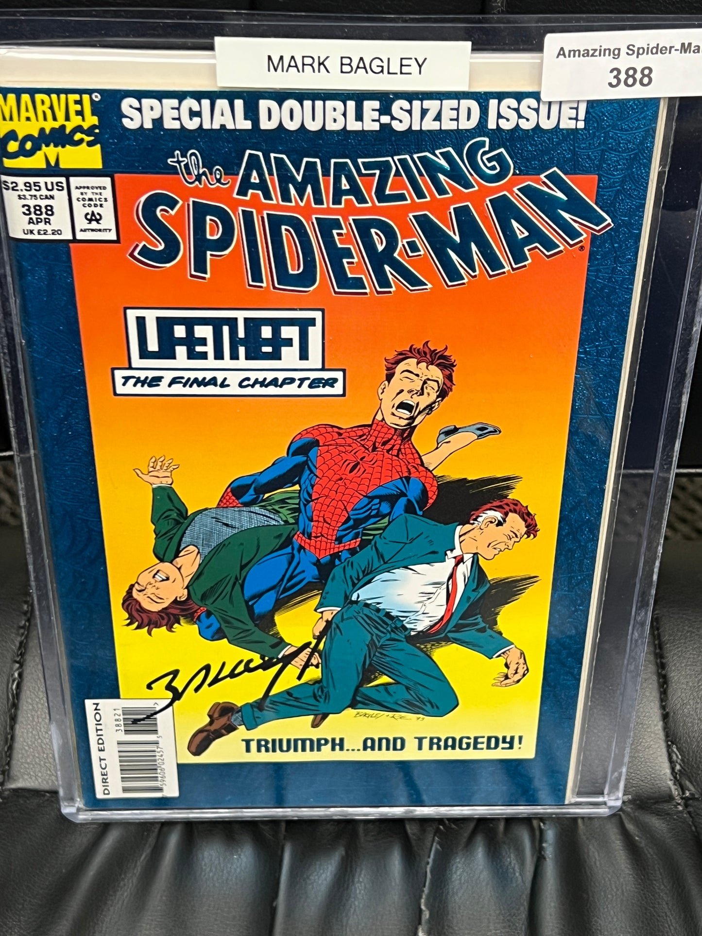 Amazing Spider-Man #388 - Signed by Mark Bagley
